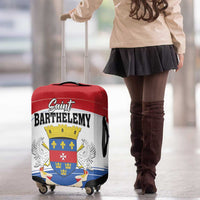 Saint Barthelemy Luggage Cover Ouanalao Coat of Arms