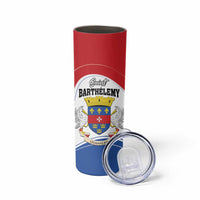 Personalised Saint Barthelemy Skinny Tumbler Ouanalao Coat Of Arms