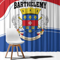 Saint Barthelemy Window Curtain Ouanalao Coat of Arms