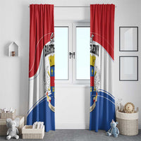 Saint Barthelemy Window Curtain Ouanalao Coat of Arms