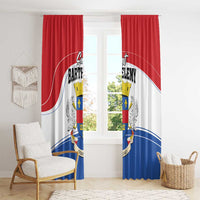 Saint Barthelemy Window Curtain Ouanalao Coat of Arms