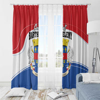 Saint Barthelemy Window Curtain Ouanalao Coat of Arms