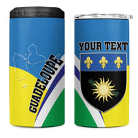 Personalised Guadeloupe 4 in 1 Can Cooler Tumbler Gwadloup Simple Style