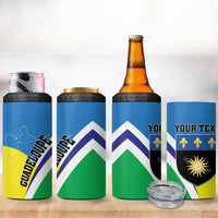 Personalised Guadeloupe 4 in 1 Can Cooler Tumbler Gwadloup Simple Style
