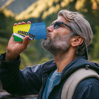 Personalised Guadeloupe 4 in 1 Can Cooler Tumbler Gwadloup Simple Style