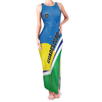 Personalised Guadeloupe Family Matching Tank Maxi Dress and Hawaiian Shirt Gwadloup Simple Style