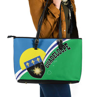 Guadeloupe Leather Tote Bag Gwadloup Simple Style
