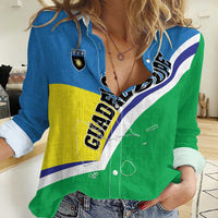 Personalised Guadeloupe Women Casual Shirt Gwadloup Simple Style