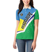 Personalised Guadeloupe Women Polo Shirt Gwadloup Simple Style