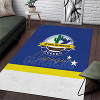 Curacao Area Rug Pais Korsou Coat of Arms