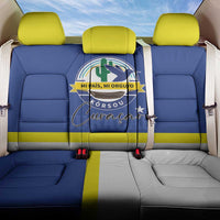 Curacao Back Car Seat Cover Pais Korsou Coat of Arms