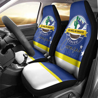 Curacao Car Seat Cover Pais Korsou Coat of Arms