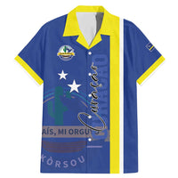 Personalised Curacao Family Matching Mermaid Dress and Hawaiian Shirt Pais Korsou Coat of Arms