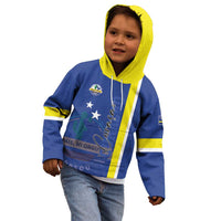 Personalised Curacao Kid Hoodie Pais Korsou Coat of Arms