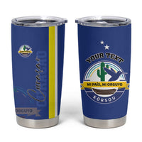 Personalised Curacao Tumbler Cup Pais Korsou Coat of Arms