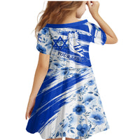 Israel Independence Day Family Matching Mermaid Dress and Hawaiian Shirt Hoopoe Bird With Magen David - Wonder Print Shop