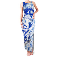 Israel Independence Day Family Matching Tank Maxi Dress and Hawaiian Shirt Hoopoe Bird With Magen David - Wonder Print Shop