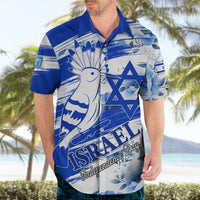 Israel Independence Day Hawaiian Shirt Hoopoe Bird With Magen David - Wonder Print Shop