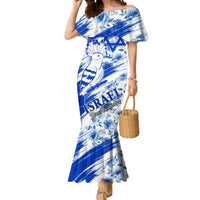 Israel Independence Day Mermaid Dress Hoopoe Bird With Magen David - Wonder Print Shop