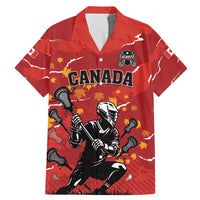 Custom Canada Lacrosse Family Matching Mermaid Dress and Hawaiian Shirt National Summer Sport