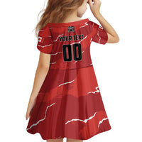 Custom Canada Lacrosse Family Matching Off Shoulder Maxi Dress and Hawaiian Shirt National Summer Sport