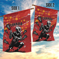Canada Lacrosse Garden Flag National Summer Sport