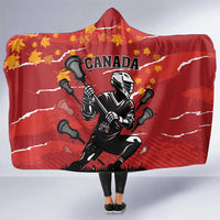 Canada Lacrosse Hooded Blanket National Summer Sport