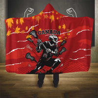 Canada Lacrosse Hooded Blanket National Summer Sport