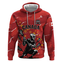 Custom Canada Lacrosse Hoodie National Summer Sport