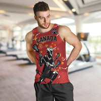 Custom Canada Lacrosse Men Tank Top National Summer Sport