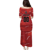 Custom Canada Lacrosse Puletasi National Summer Sport