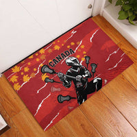 Canada Lacrosse Rubber Doormat National Summer Sport