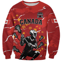Custom Canada Lacrosse Sweatshirt National Summer Sport