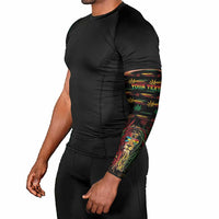 Personalized The Bahamas One Love Reggae Lion Arm Sleeves Caribbean Reggae Spirit