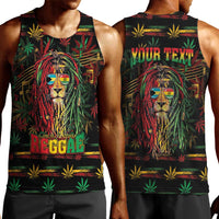 Personalized The Bahamas One Love Reggae Lion Men Tank Top Caribbean Reggae Spirit