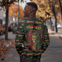Personalized The Bahamas One Love Reggae Lion Sweatshirt Caribbean Reggae Spirit