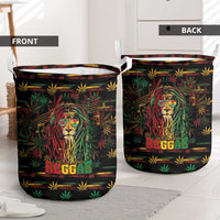 Dominica One Love Reggae Lion Laundry Basket Caribbean Reggae Spirit