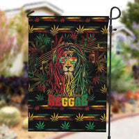 Dominica One Love Reggae Lion Garden Flag Caribbean Reggae Spirit