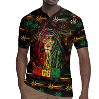 Personalized Dominica One Love Reggae Lion Rugby Jersey Caribbean Reggae Spirit