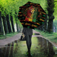 Dominica One Love Reggae Lion Umbrella Caribbean Reggae Spirit