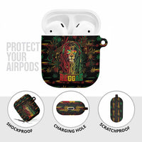Guyana One Love Reggae Lion AirPods Case Caribbean Reggae Spirit