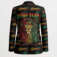 Personalized Guyana One Love Reggae Lion Blazer Caribbean Reggae Spirit