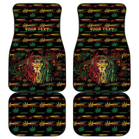 Personalized Guyana One Love Reggae Lion Car Mats Caribbean Reggae Spirit