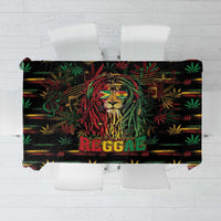 Guyana One Love Reggae Lion Tablecloth Caribbean Reggae Spirit