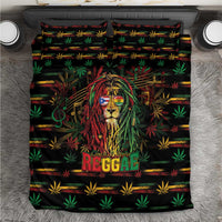 Puerto Rico One Love Reggae Lion Bedding Set Caribbean Reggae Spirit