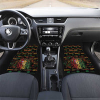 Personalized Puerto Rico One Love Reggae Lion Car Mats Caribbean Reggae Spirit