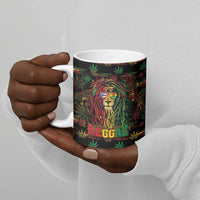 Personalized Puerto Rico One Love Reggae Lion Ceramic Mug Caribbean Reggae Spirit