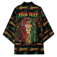 Personalized Puerto Rico One Love Reggae Lion Kimono Caribbean Reggae Spirit
