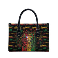 Puerto Rico One Love Reggae Lion Leather Bag Caribbean Reggae Spirit