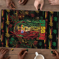 Puerto Rico One Love Reggae Lion Puzzle Caribbean Reggae Spirit
